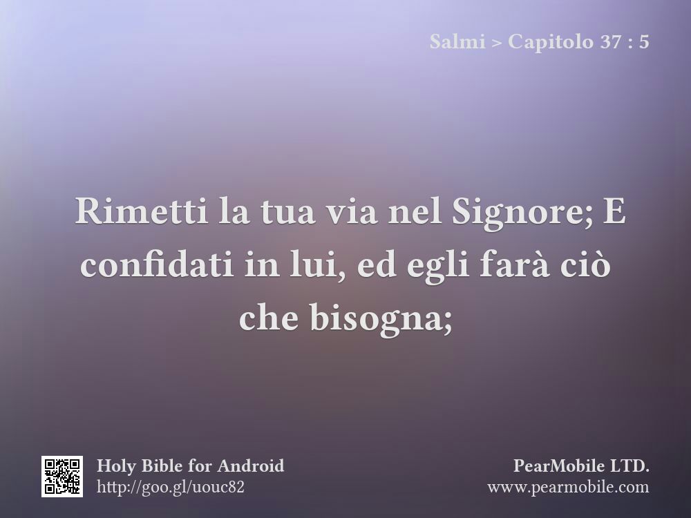 Salmi, Capitolo 37:5